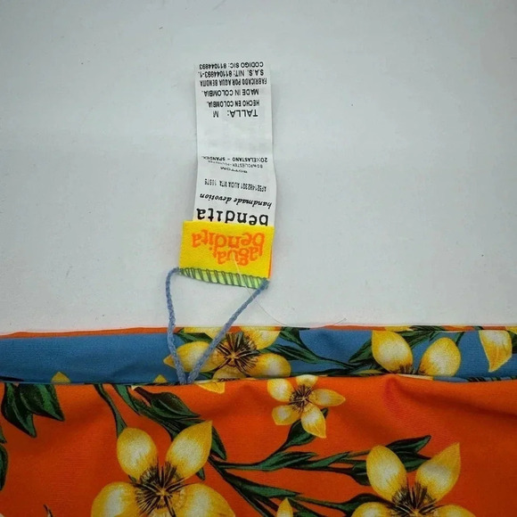 Agua Bendita Alicia Reversible High Waist Bikini Bottom in Vita Multicolor B1007 - Picture 4 of 4